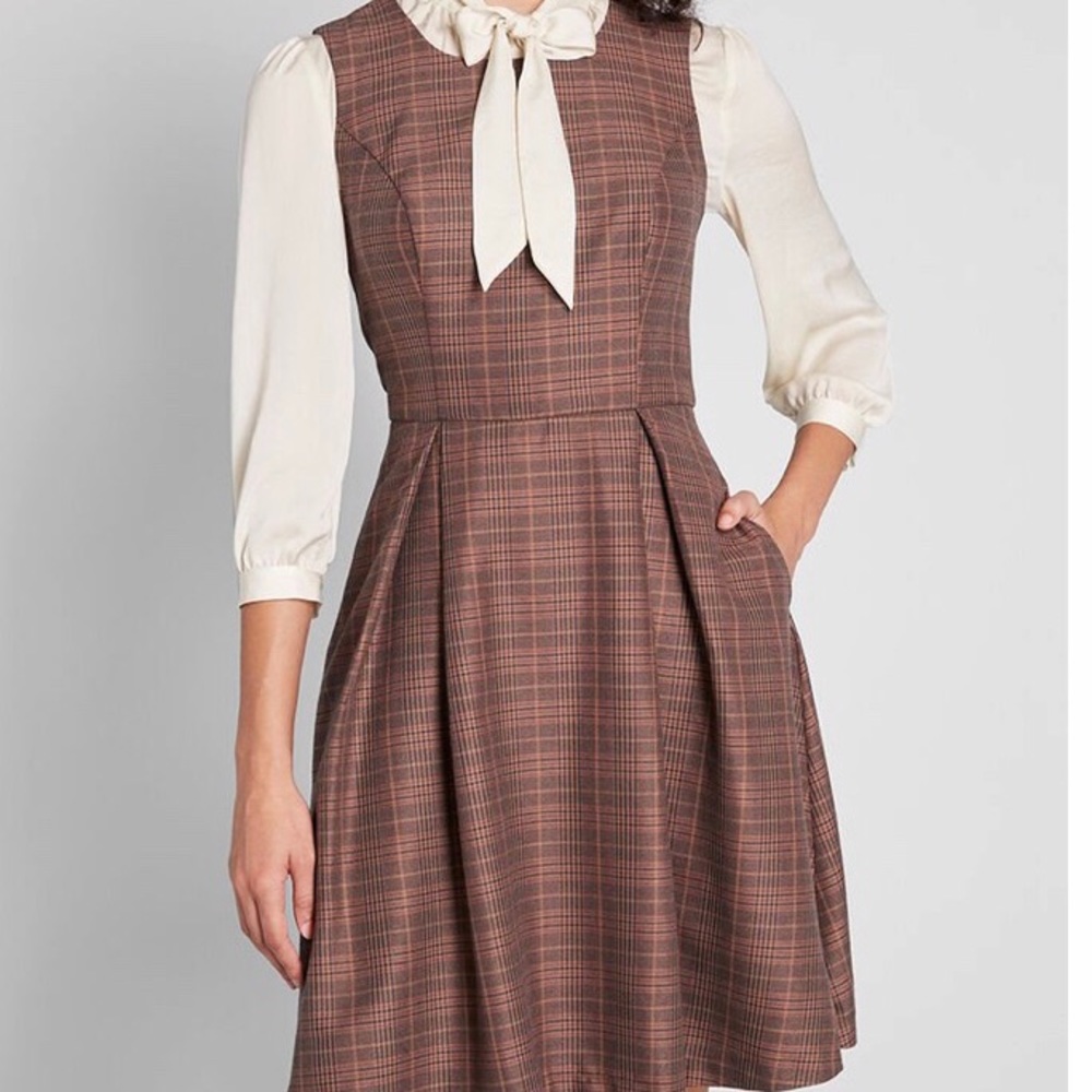 ModCloth Touch of Structure A-Line Dress